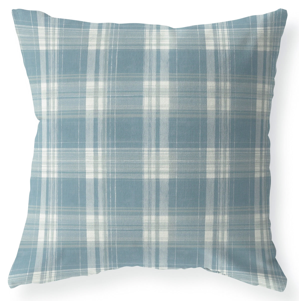 Harrison Powder blue plaid pillow cover