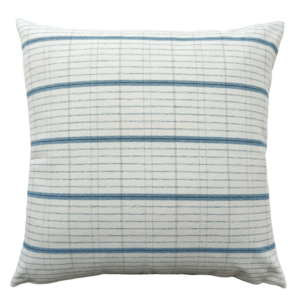 Carter blue plaid pillow cover