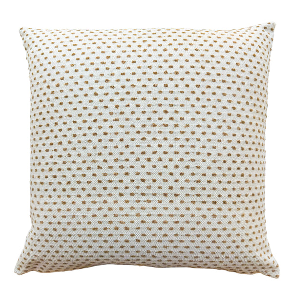 Clark Gold gold slub pillow cover