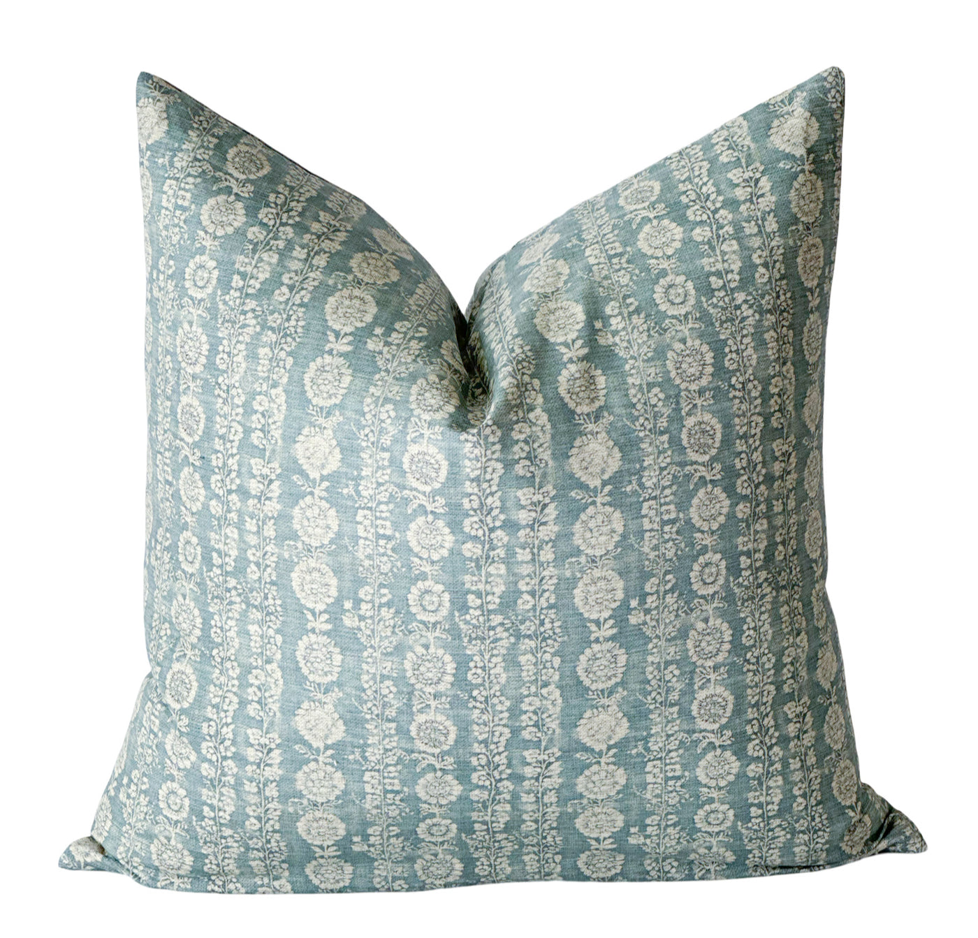 Bea Blue blue floral pillow cover