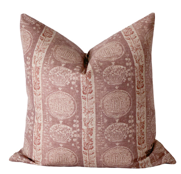 Katerina pink floral pillow cover