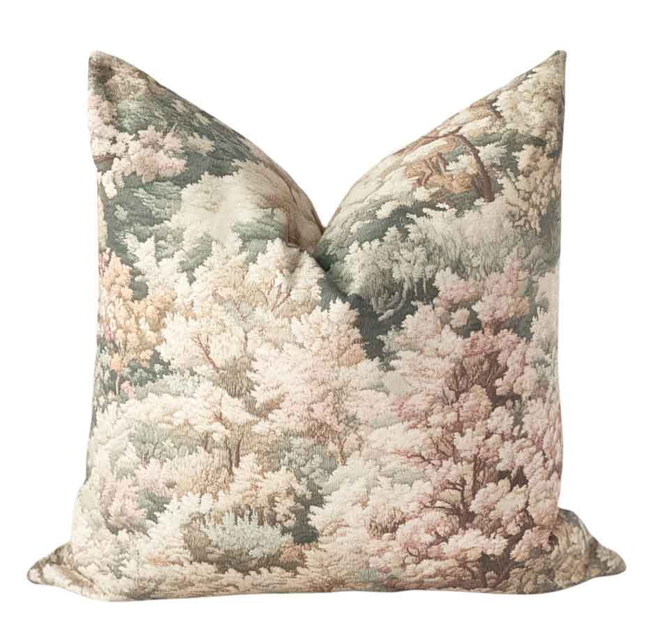 Carys tapestry trees pillow cover