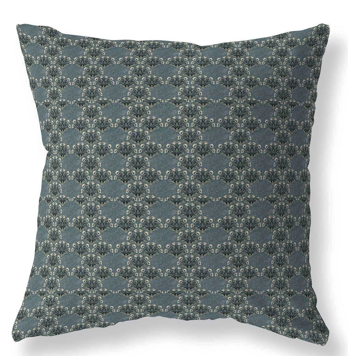 Anderson blue geometric pillow cover