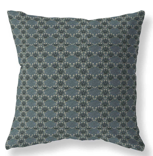 Anderson blue geometric pillow cover