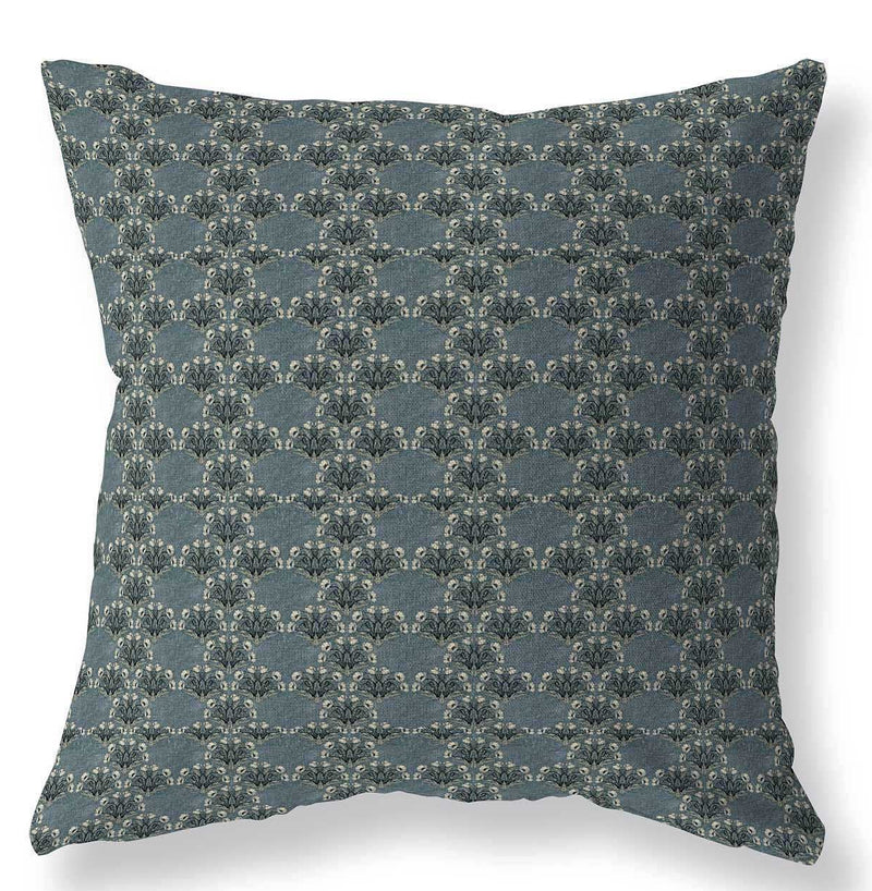 Anderson blue geometric pillow cover