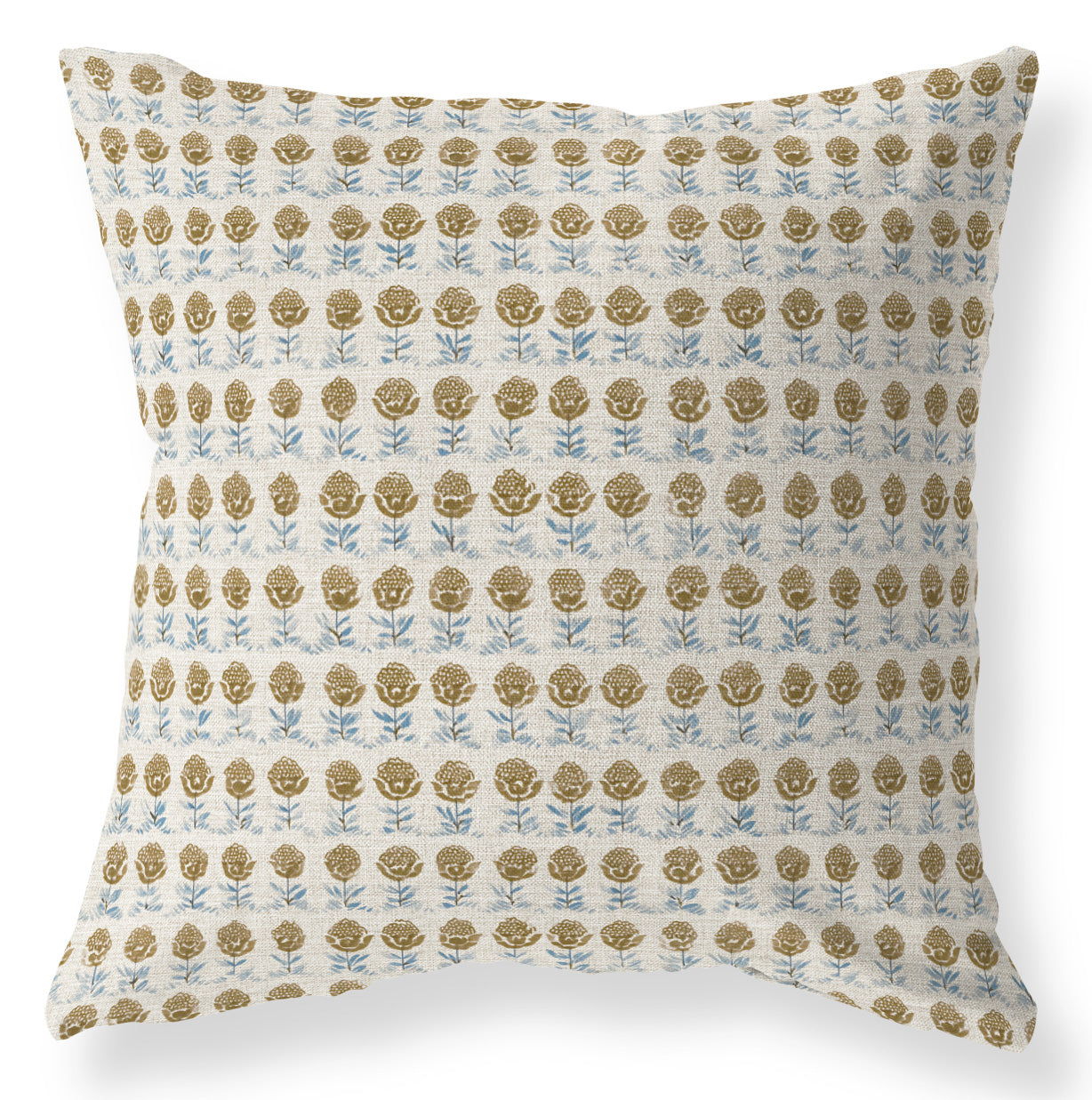 Blair blue floral pillow cover