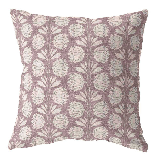 Vanessa pink floral pillow cover