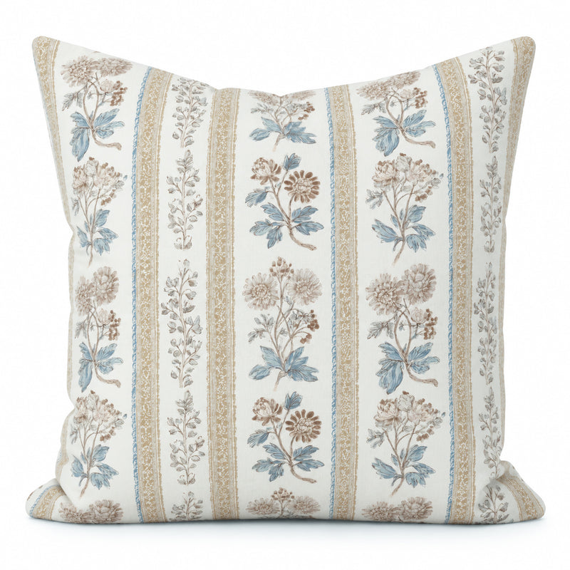 Catherine neutral floral pillow cover