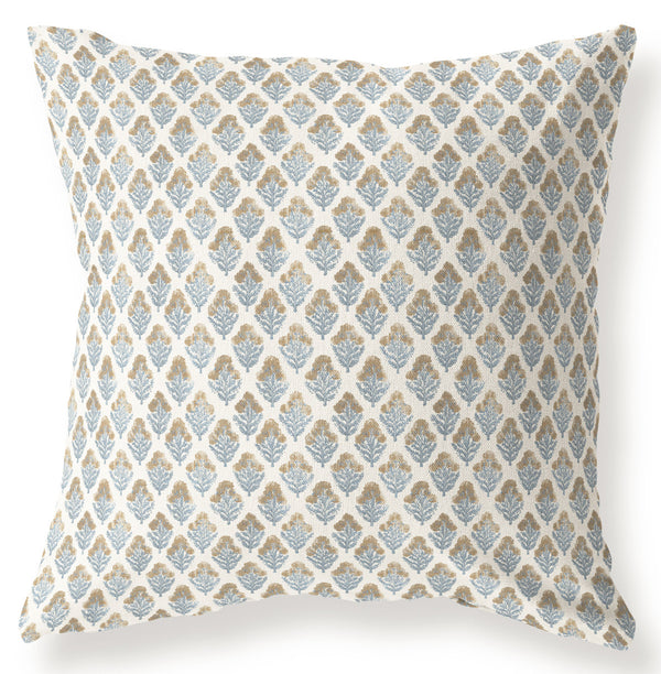Cori pastel block print pillow cover
