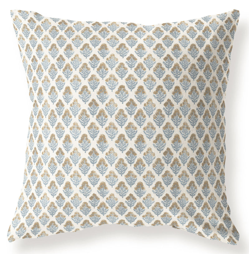 Cori pastel block print pillow cover