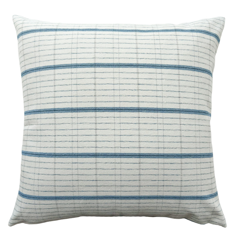 Carter blue plaid pillow cover