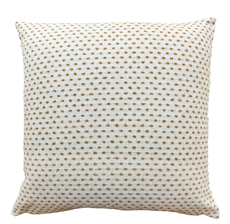Clark Gold gold slub pillow cover