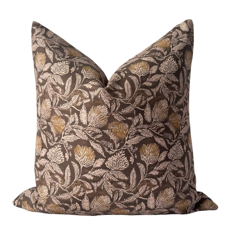 Paloma wine floral pillow cover