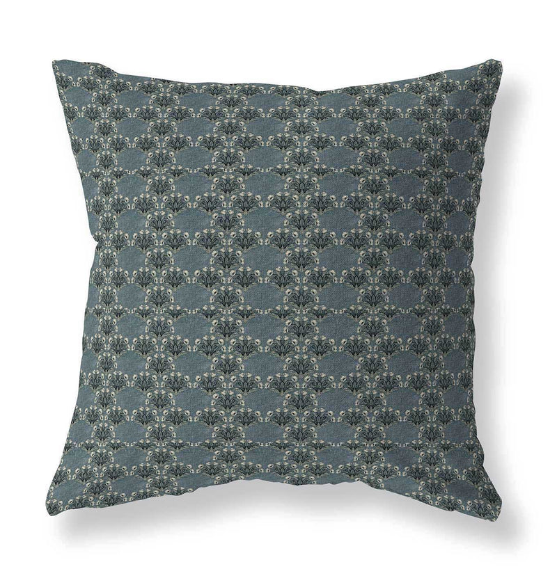 Anderson blue geometric pillow cover