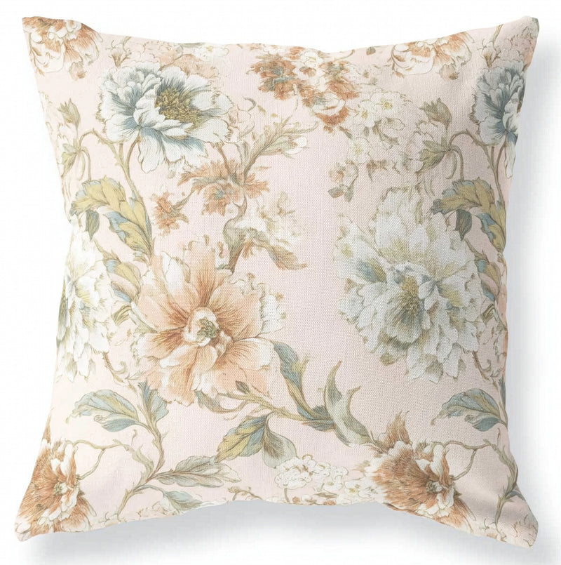 Celine pastel floral pillow cover